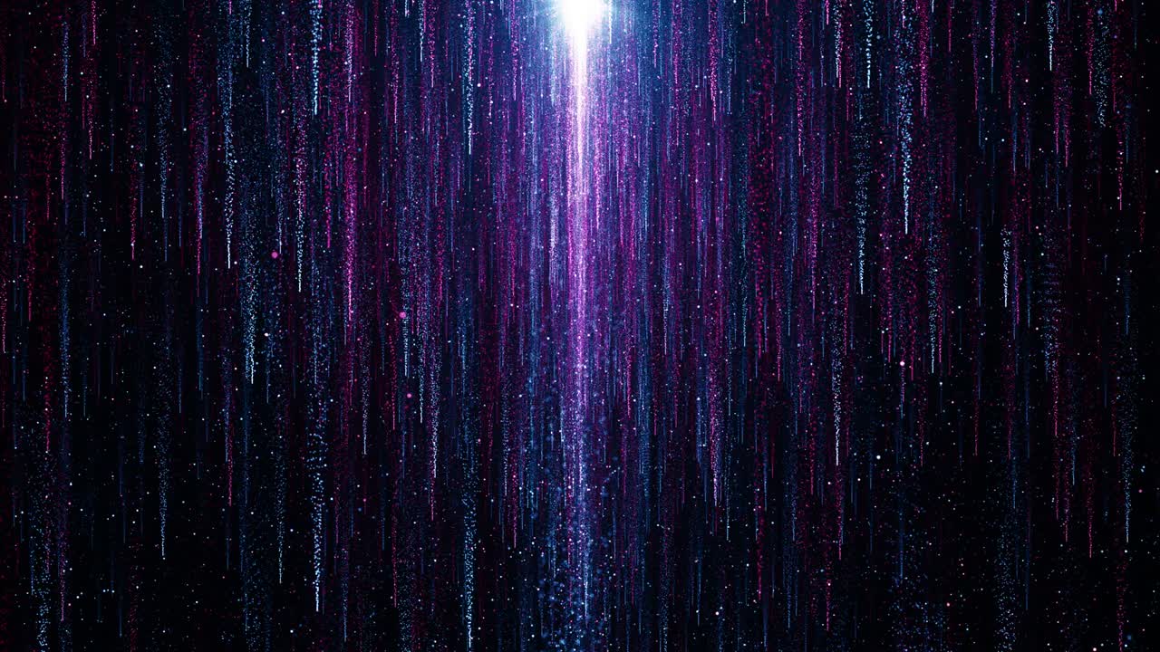 partículas azul rosa evento juego tráiler títulos escenario de concierto cinematográfico bucle de fondo