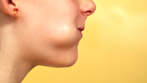 girl eating candy
