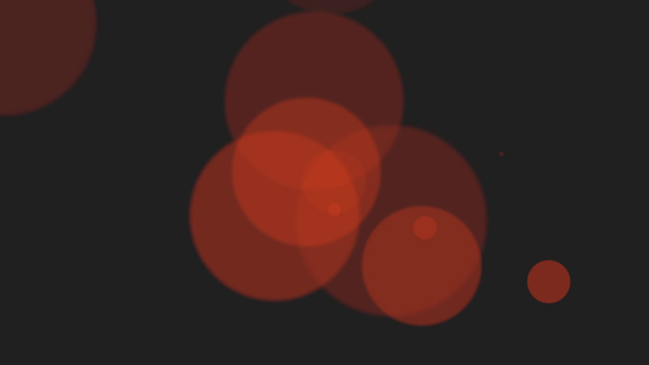 애니메이션 플라이 추상 빨간색 보케 및 입자 1
