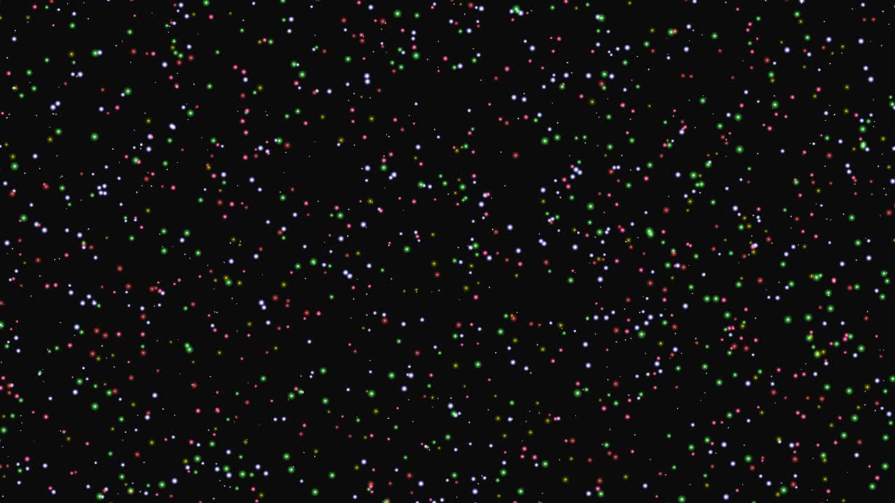 Particle colorful dust