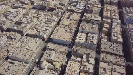 Aerial-footage-of-Khobar-shamaliyah-suwaiket-city-along-with-Khobar-Dammam-highway-with-Khobar-and-Dammam-skyline