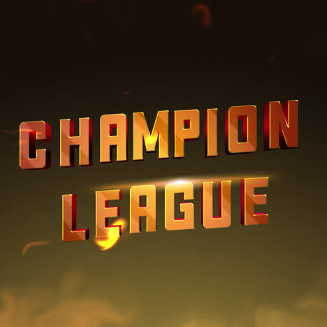 champion league title graphic