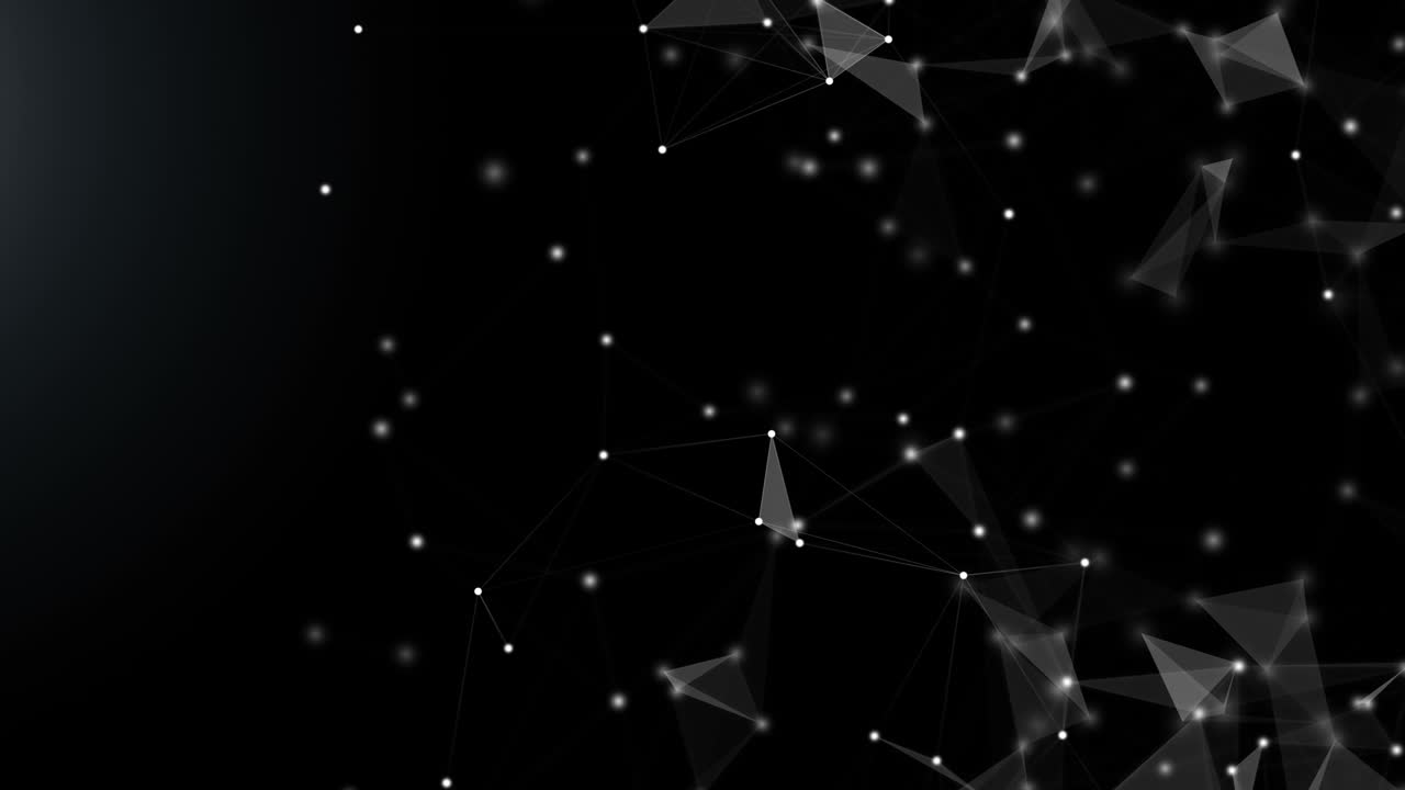 Abstract white network animation background