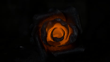 hot forged rose