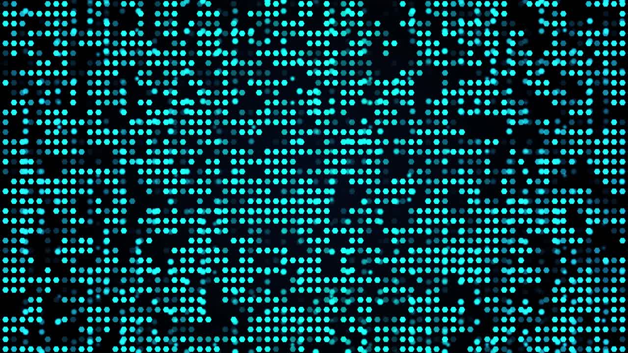 4k digital abstract hexagonal pattern animated loop background digital technology background big