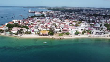 ciudad de piedra zanzíbar por dron