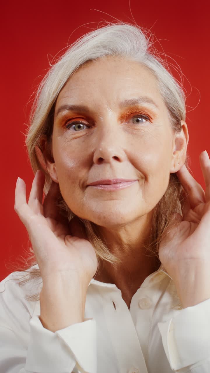 Portrait of a beautiful mature woman