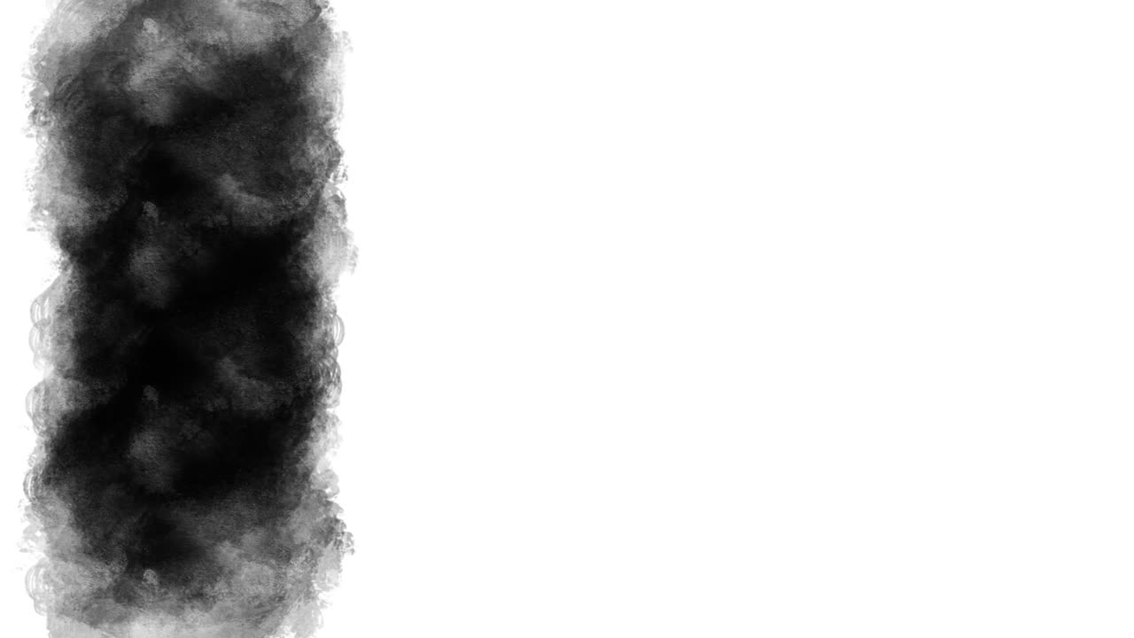 검은색과 색의 글쓰기 손으로 그림을 그리는 선 애니메이션