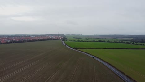 Die-Adisham-Road-Nach-Aylesham-In-Kent