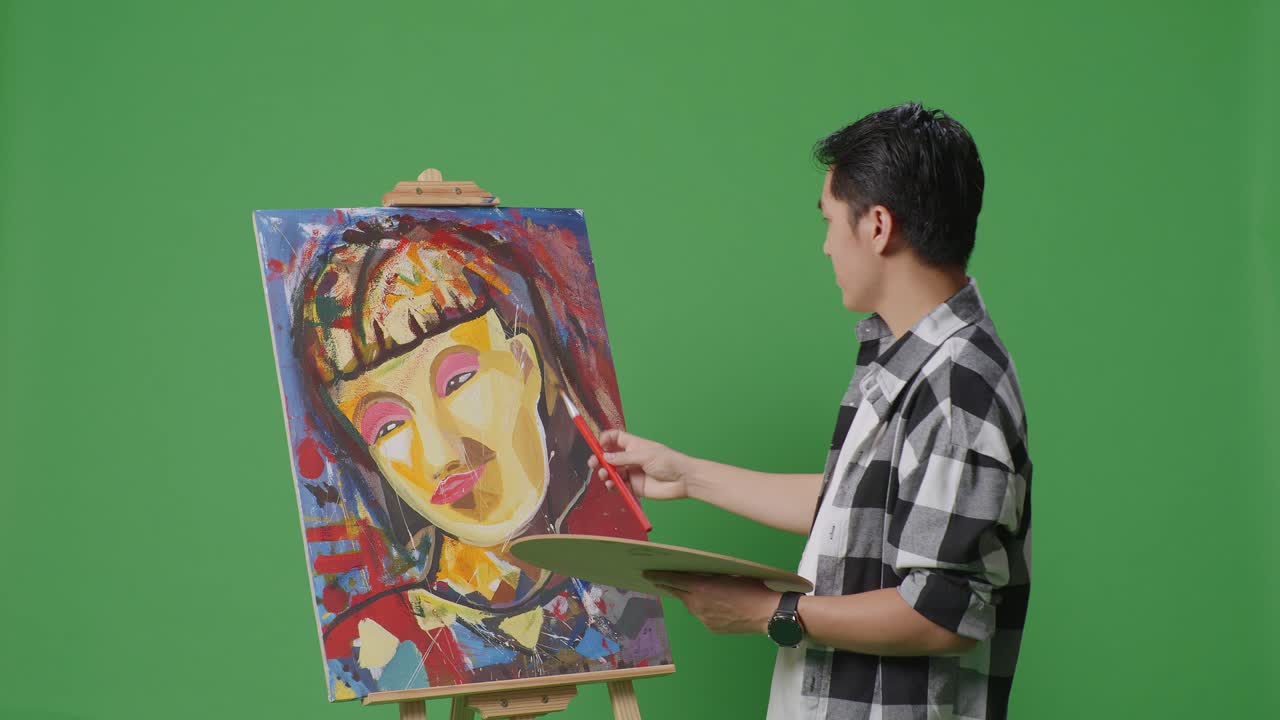 초상화를 그리는 예술가