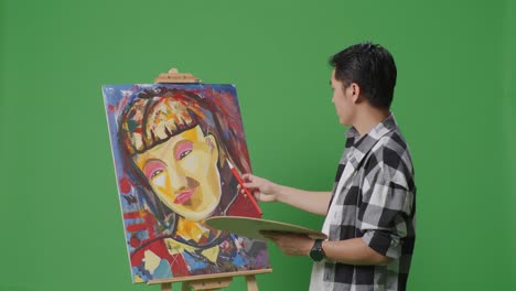 초상화를 그리는 예술가