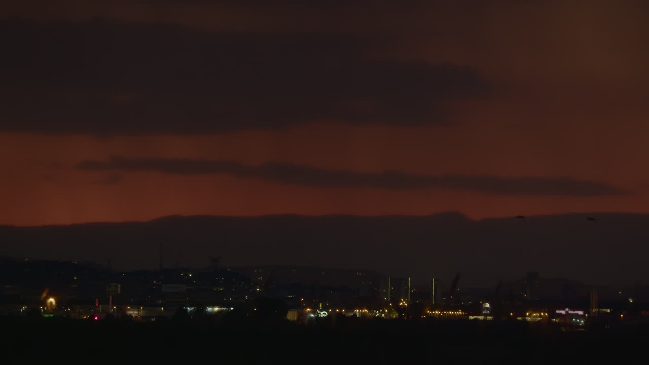 밤의 도시 불빛