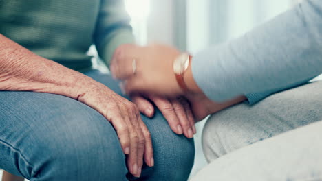 Support,-elderly-or-closeup-of-people-holding