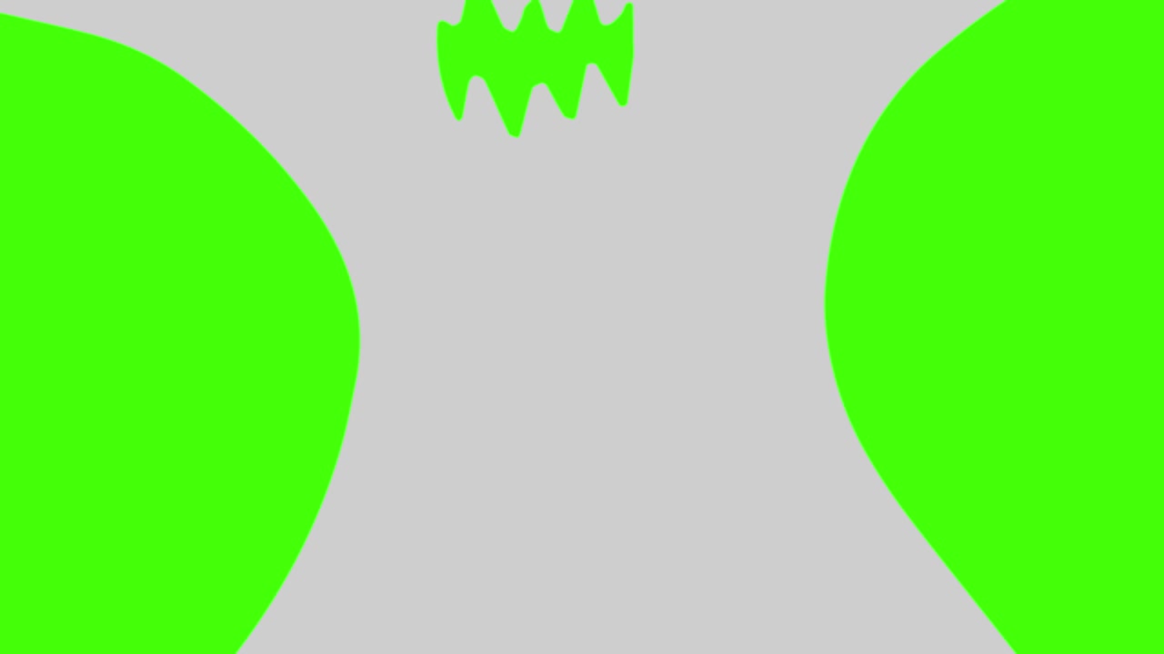 Animazione fantasma, design piatto su schermo verde chroma key, elemento grafico di Halloween