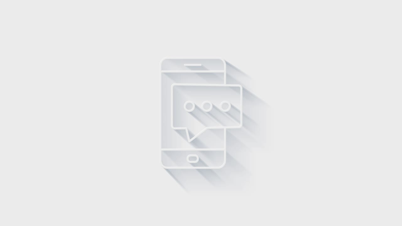 icono de burbuja aislado en fondo blanco. símbolo de contabilidad. negocios, educación y finanzas. animación gráfica de movimiento de video 4k