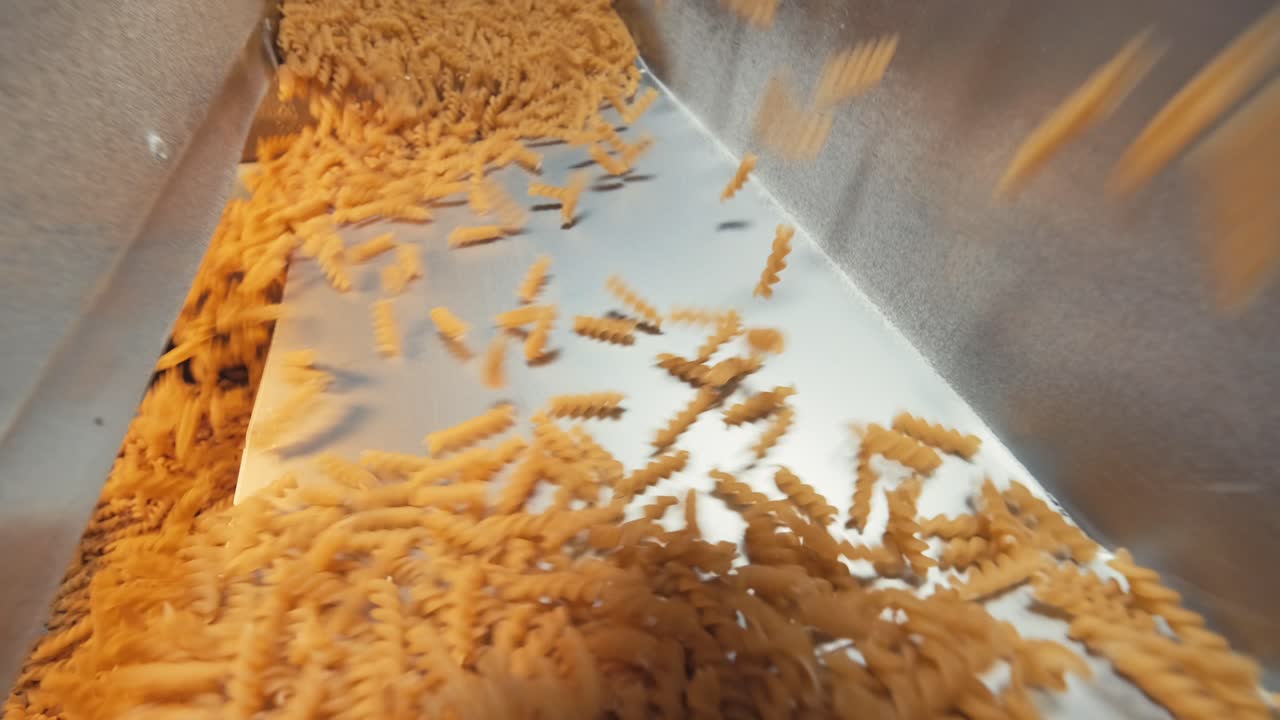 파스타 공장 및 파스타 생산 단계