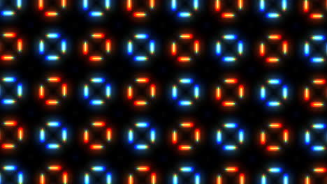 digital and neon lines pattern in rows