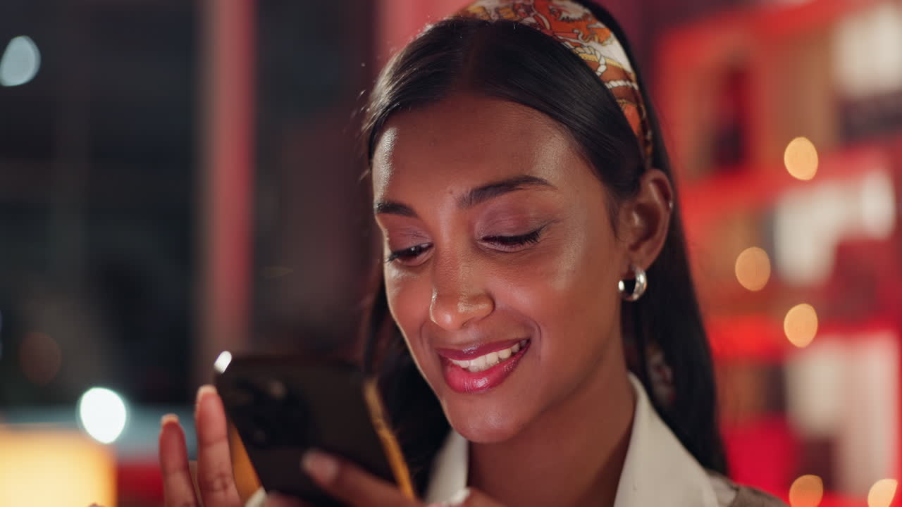 Woman using smartphone