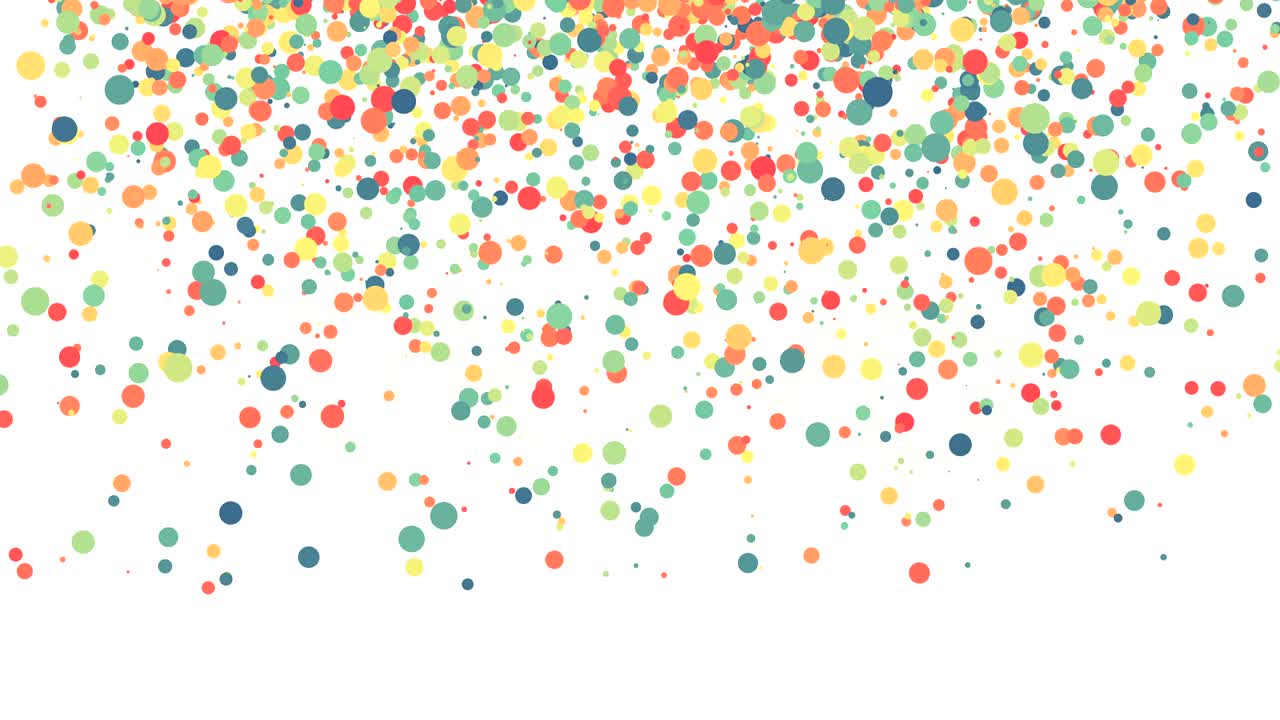 Bravo Text with Particle Colorful Background