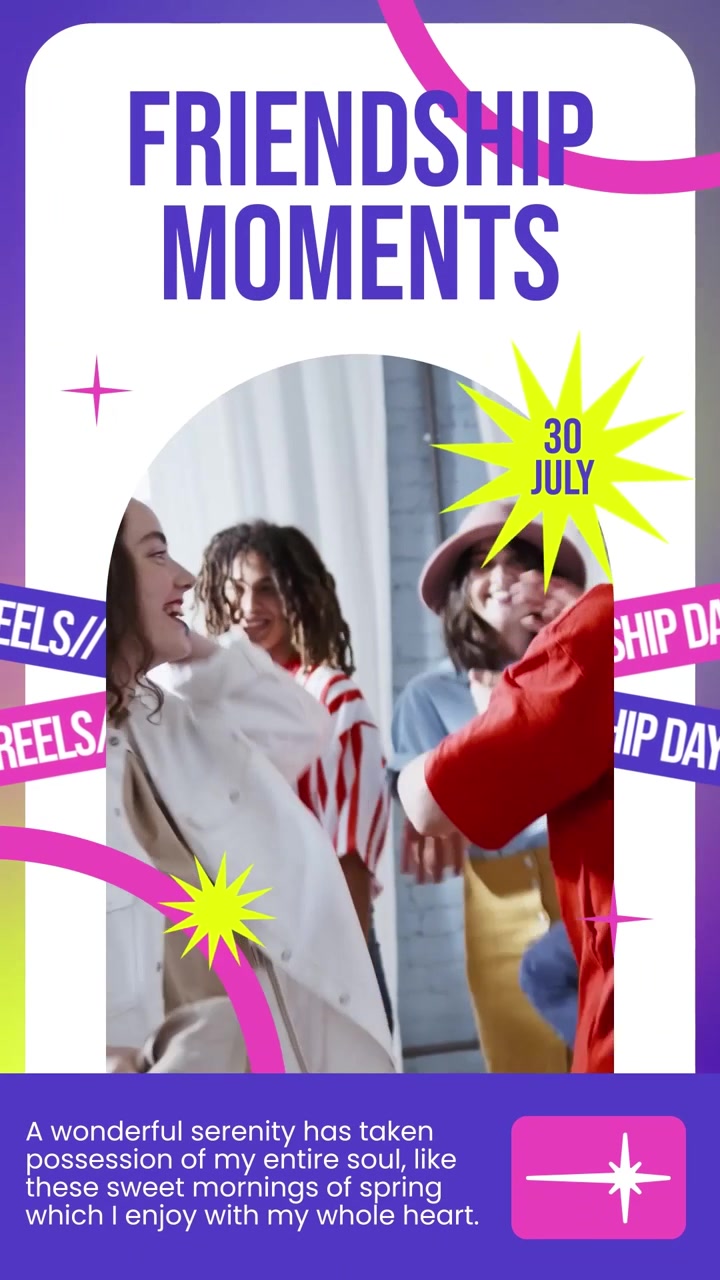 Friendship Day Social Media Reel