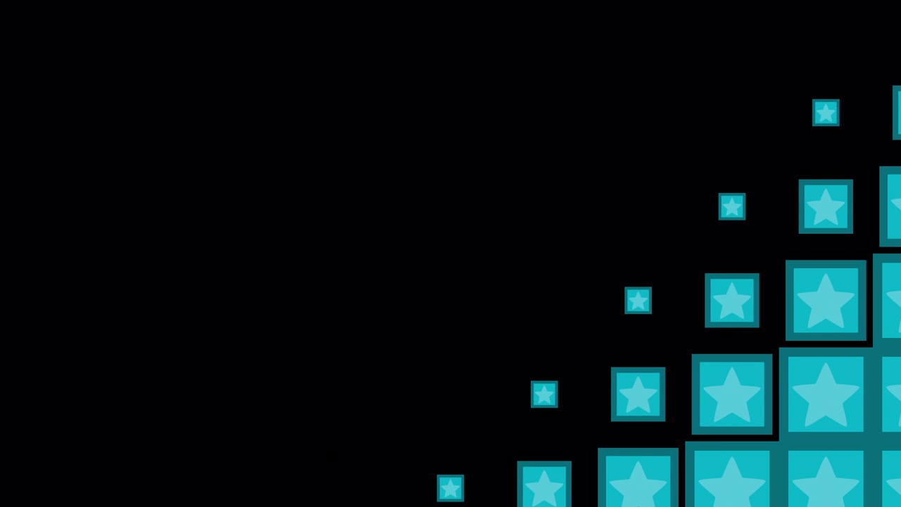 Star Block tile wave Transitions. 1080p - 30 fps - Alpha Channel (5)