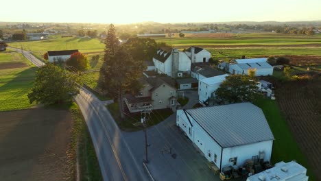 fazenda amish e negócios no condado de lancaster, pensilvânia, eua