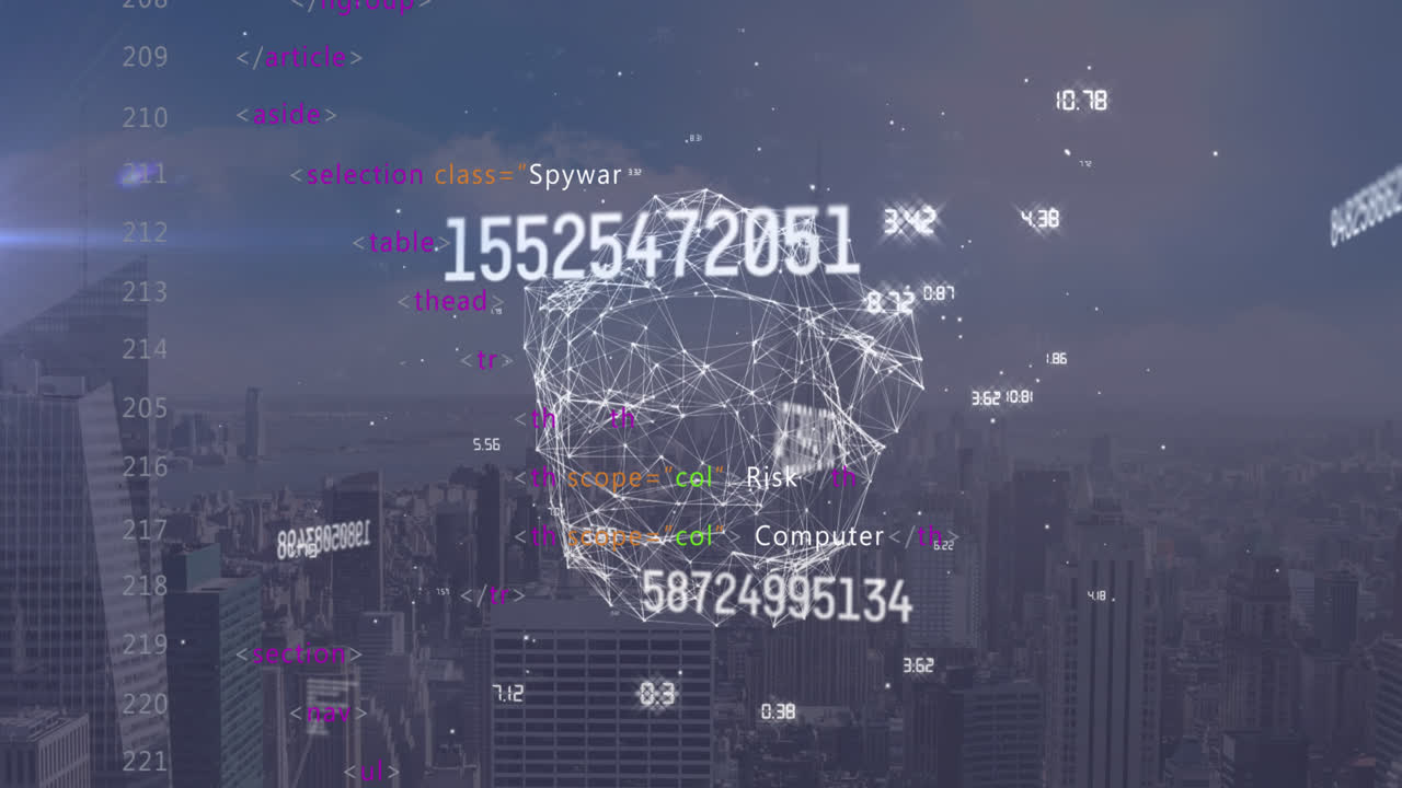 데이터 처리를 통한 도시 풍경의 애니메이션