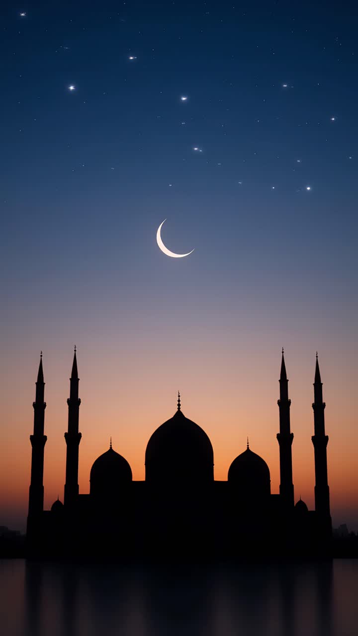 Eid al-Adha Moschea Sfondo islamico 4K
