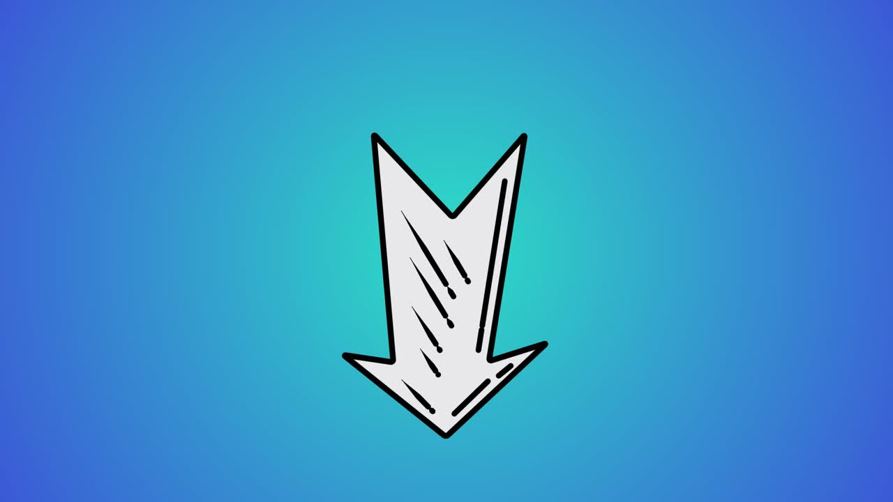 flechas dibujadas a mano