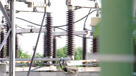 wires in a power plant