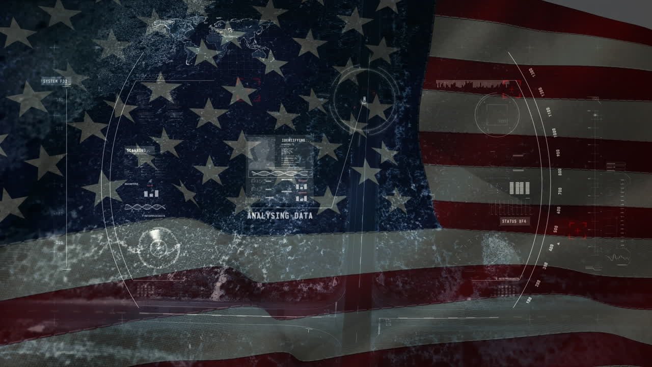 American flag video