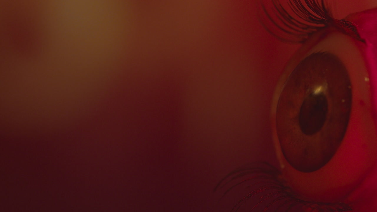 Burning eyelashes and eyeball with candle realistic SFX