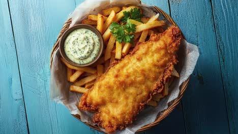 delicious fish and chips