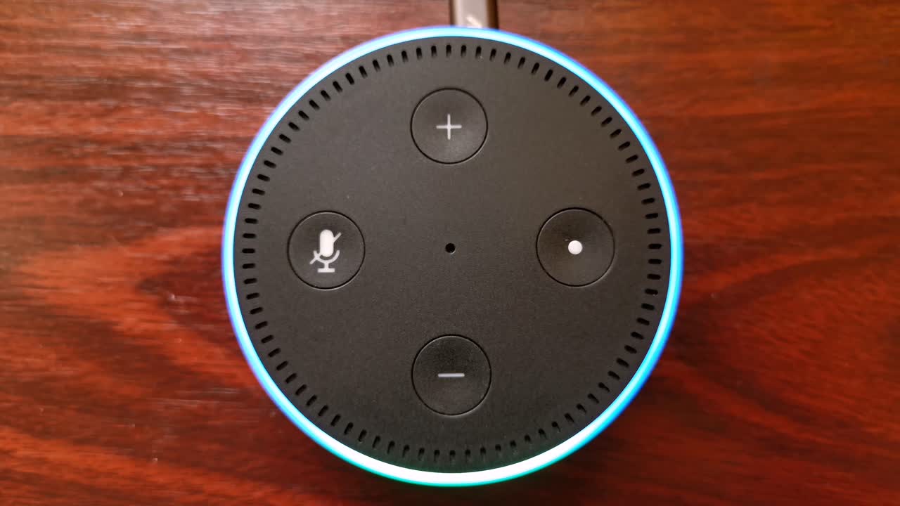 Alexa Echo Dot device thinking how to answer to a question