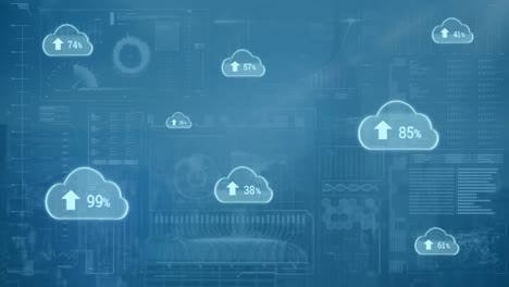 caricamento nel cloud digitale