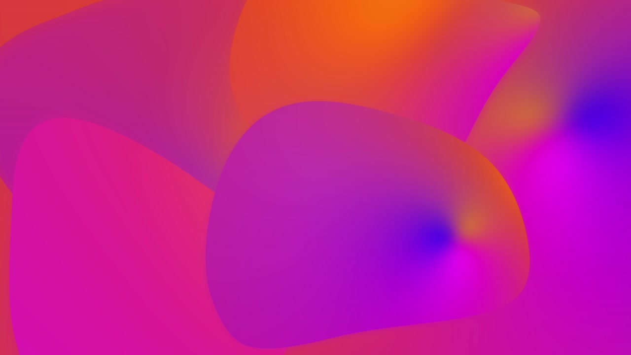 Holographic red and violet liquid flowing waves abstract motion graphic design loop video animation