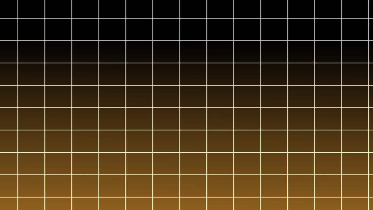 Abstract Grid Pattern with Black and Gold Gradient Background