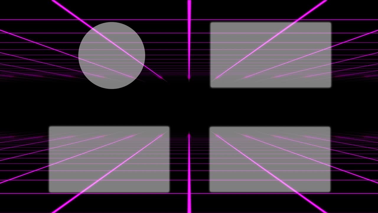 movimiento de la cuadrícula card end ending screen motion graphics