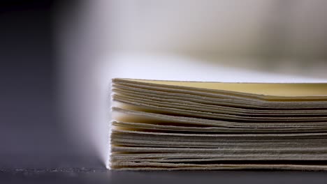 Close-up of Book Pages