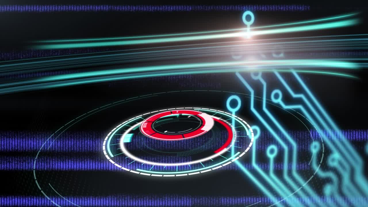 Animation of scope scanning over network of connections