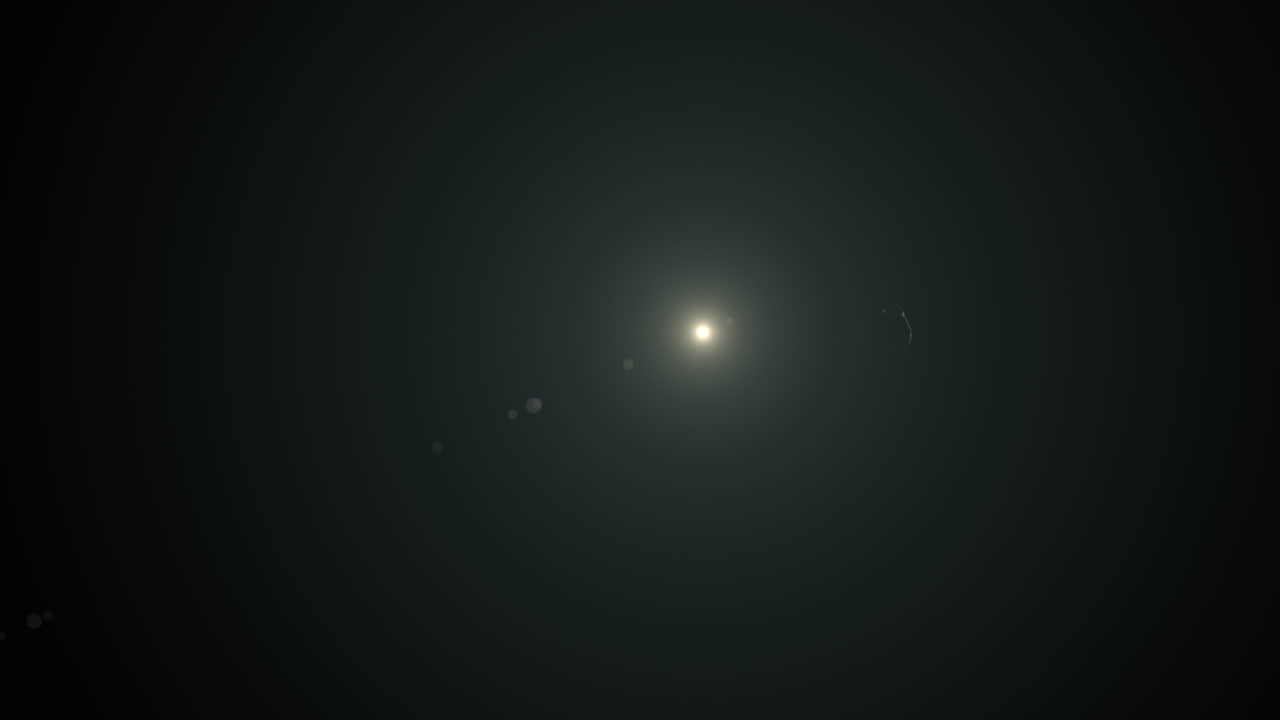 Small Asteroid Meteor Orbiting Sun in Asteroid Belt as it Tumbles and Rotates Through Space in Solar System. 3D Animation ProRes 4K.