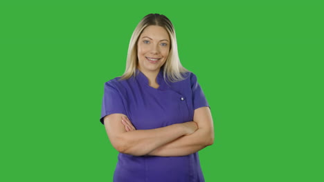 retrato de una esteticista