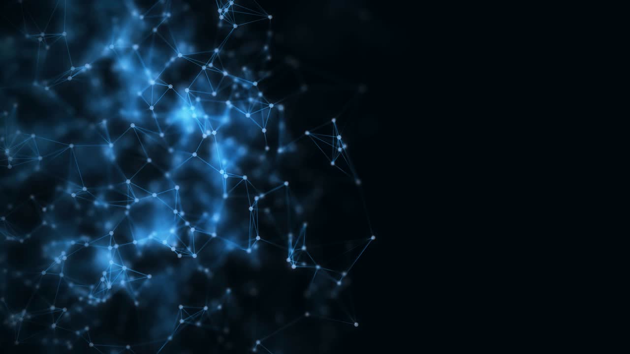 4K Abstract Molecular Mesh