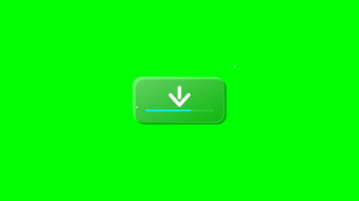 Download Button Animation with Progress Bar and Success Checkmark