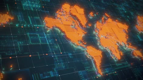 Animación-De-Mapas-Del-Mundo-Digital-4k-De-Alta-Calidad