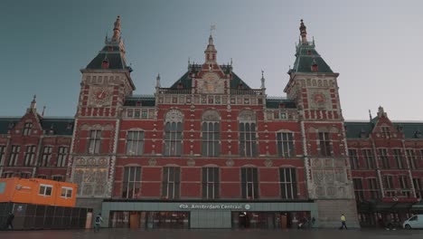Amsterdam Centraal Train Station Exterior