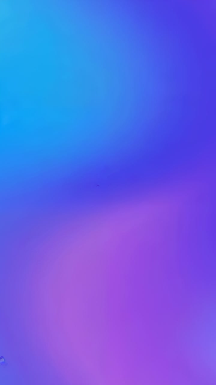 Vertical video: Clip starting blue-purple gradient shifting on screen, forming calm backdrop