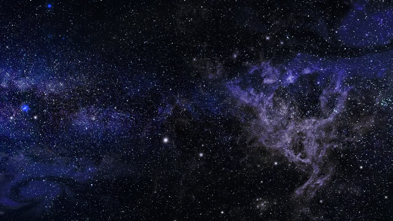 nubes de nebulosa y estrellas en el espacio