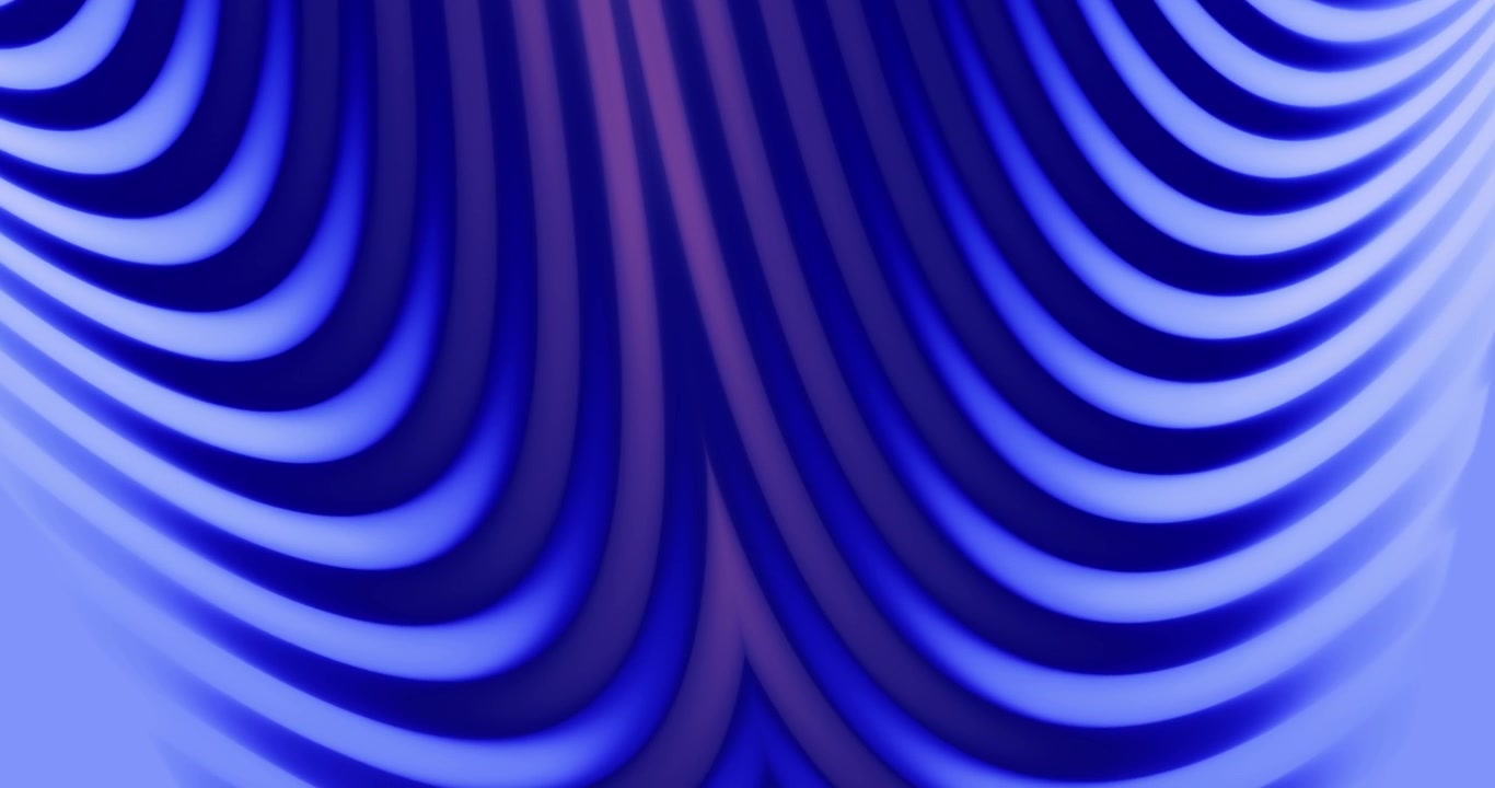 Abstract Blue Curving Lines Motion Background