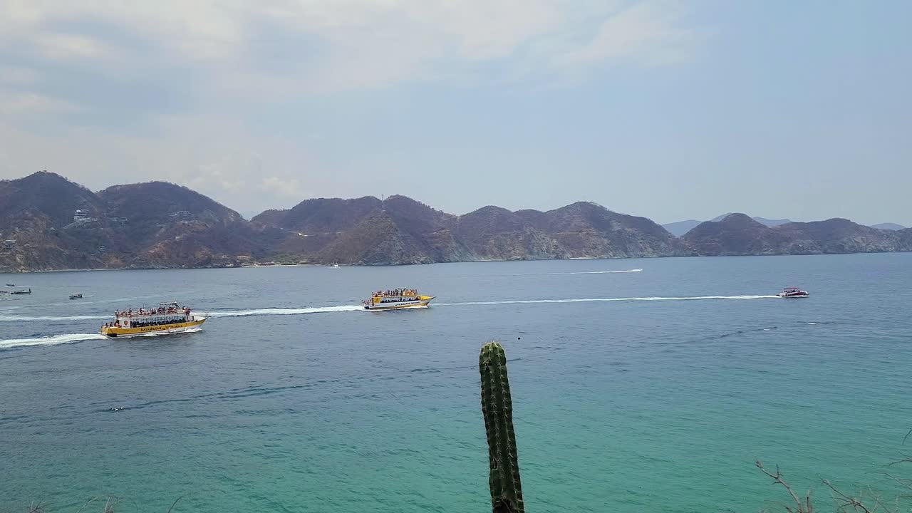 콜롬비아의 타간가에서 놀라운 풍경